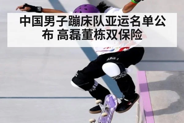 中国男子蹦床队亚运名单公布 高磊董栋双保险